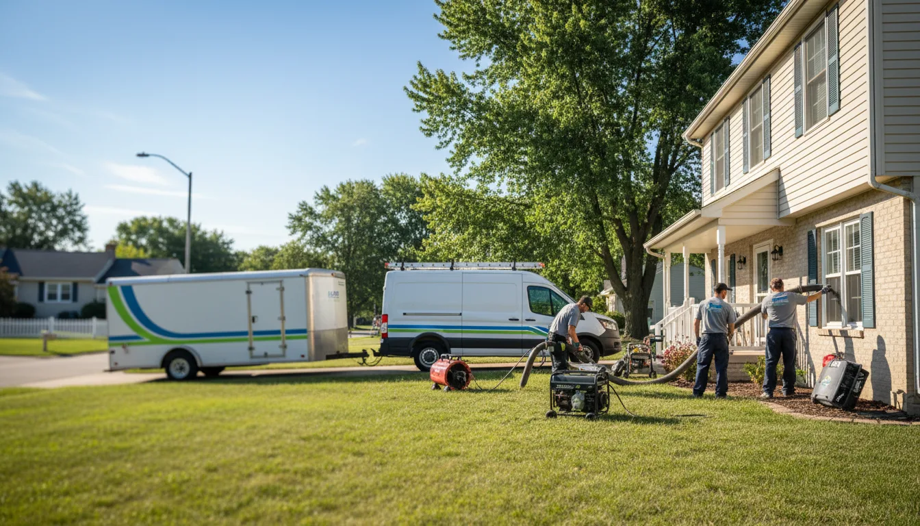 Flooded Basement Restoration And Cleanup With Repair in Junction, IL near me